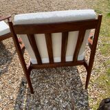 Pair of Scandinavian teak armchairs
