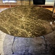 Table Kartell Glossy marbre round