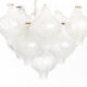 Lampe de plafond de J.T. Kalmar pour Kalmar Franken KG, 1960