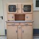 Buffet de cuisine vintage années 50 – 2 corps – complet – Paris 14e