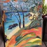 Exotic landscape signed