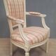 Lacquered armchair in the Louis XVI style