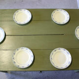Green farm table