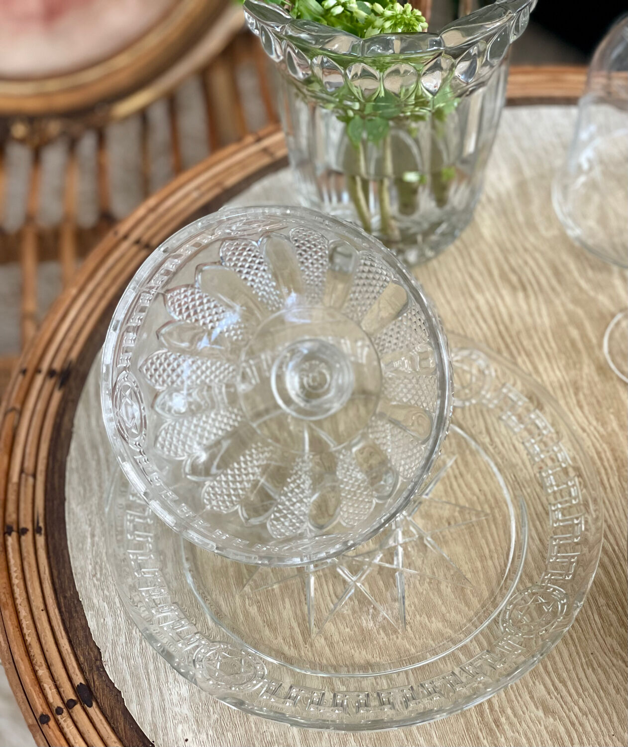 Reims crystal cheese platter