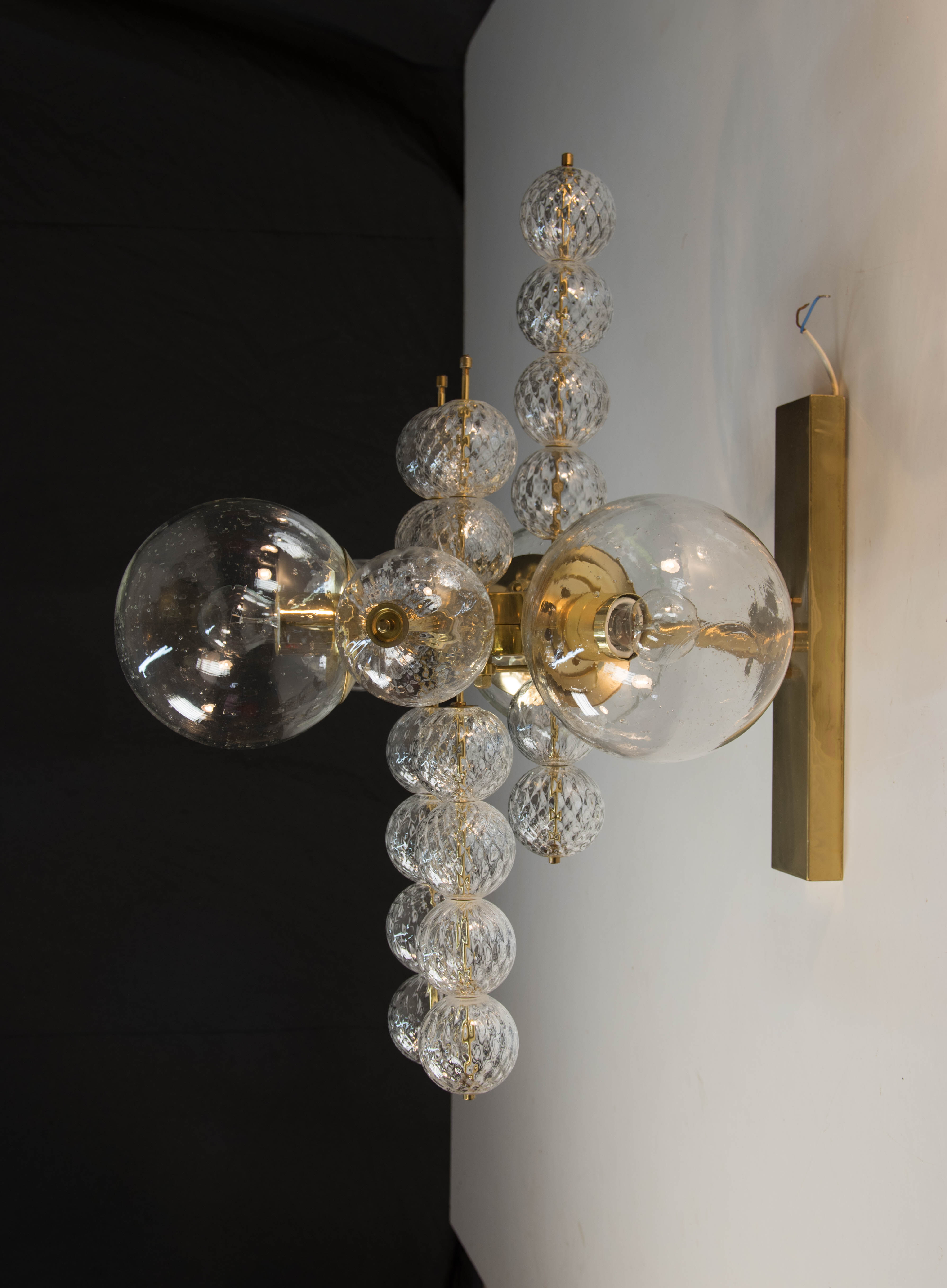 Chandelier by Kamenicky Senov, 1960s, Up to Six Items