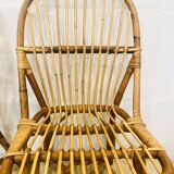 Bamboo chairs & rattan circa 60s/70s