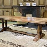 1950s oak monastery table