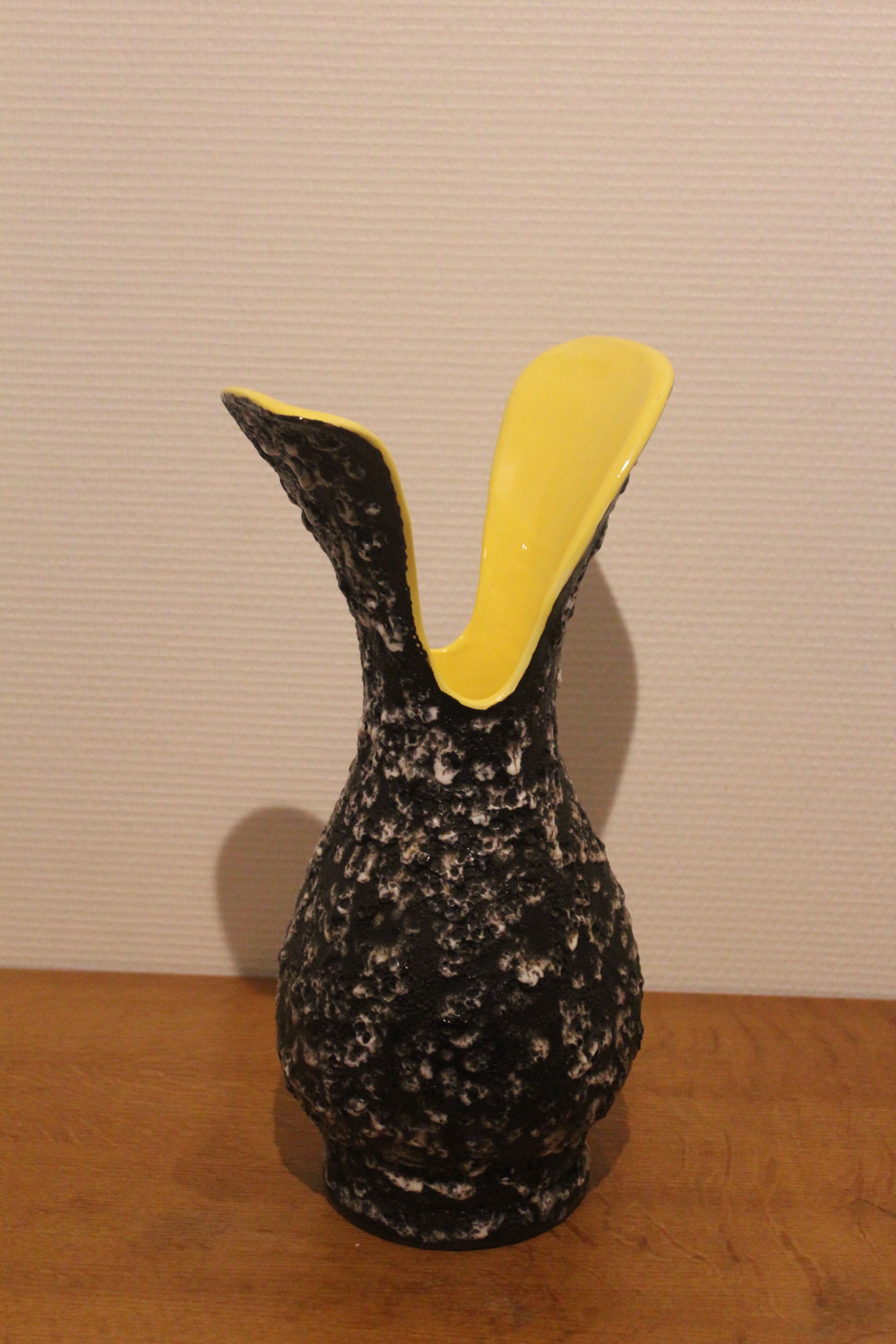 Vase en céramique Lunetta Vallauris 1950