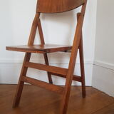 Wooden folding chair 50s