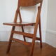 Wooden folding chair 50s