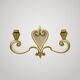 Pair of wall lights from the 1950s by Maison Arlus.