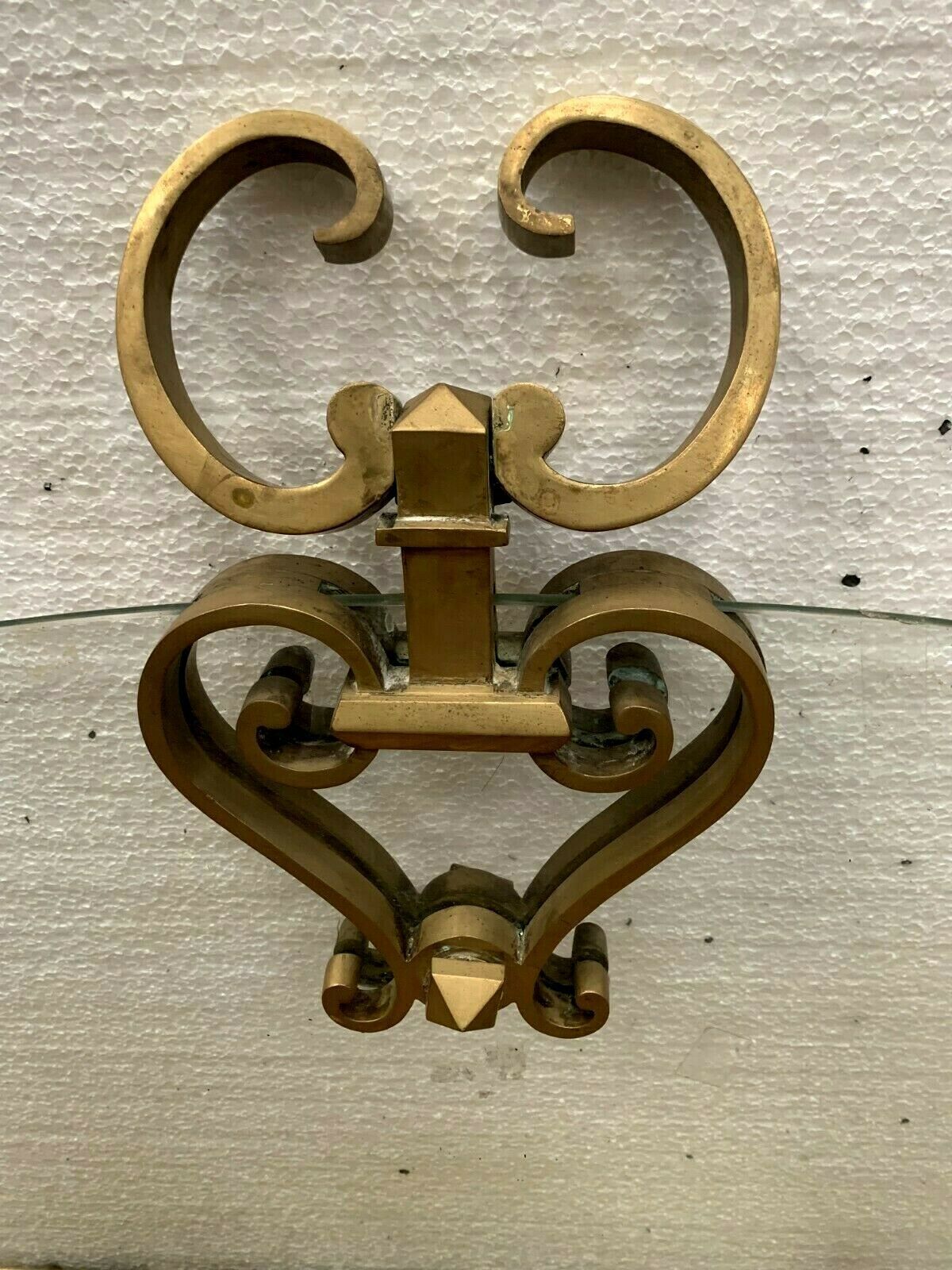 Louis xiv style sparks in glass and bronze xx century