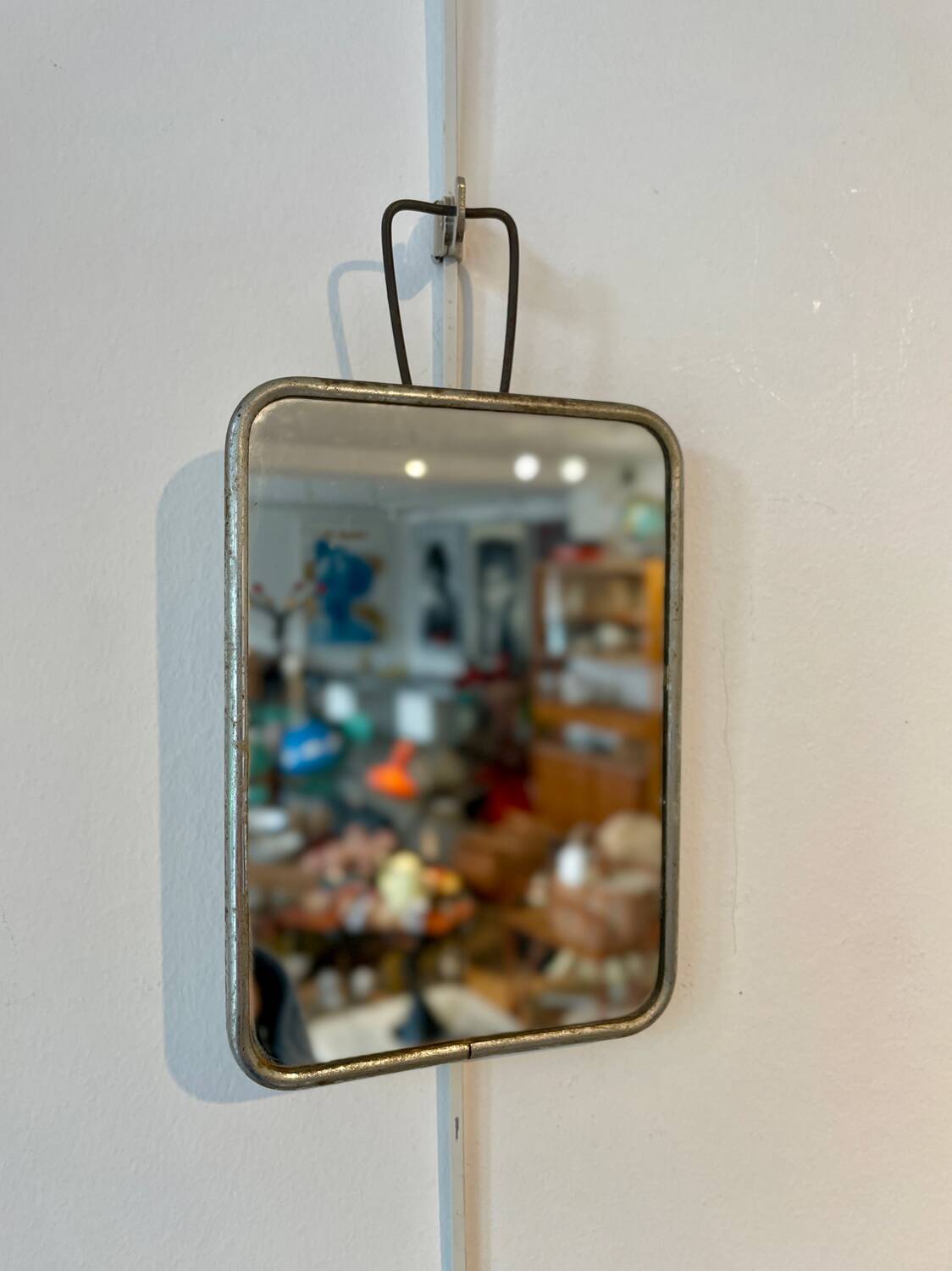 Old barber mirror