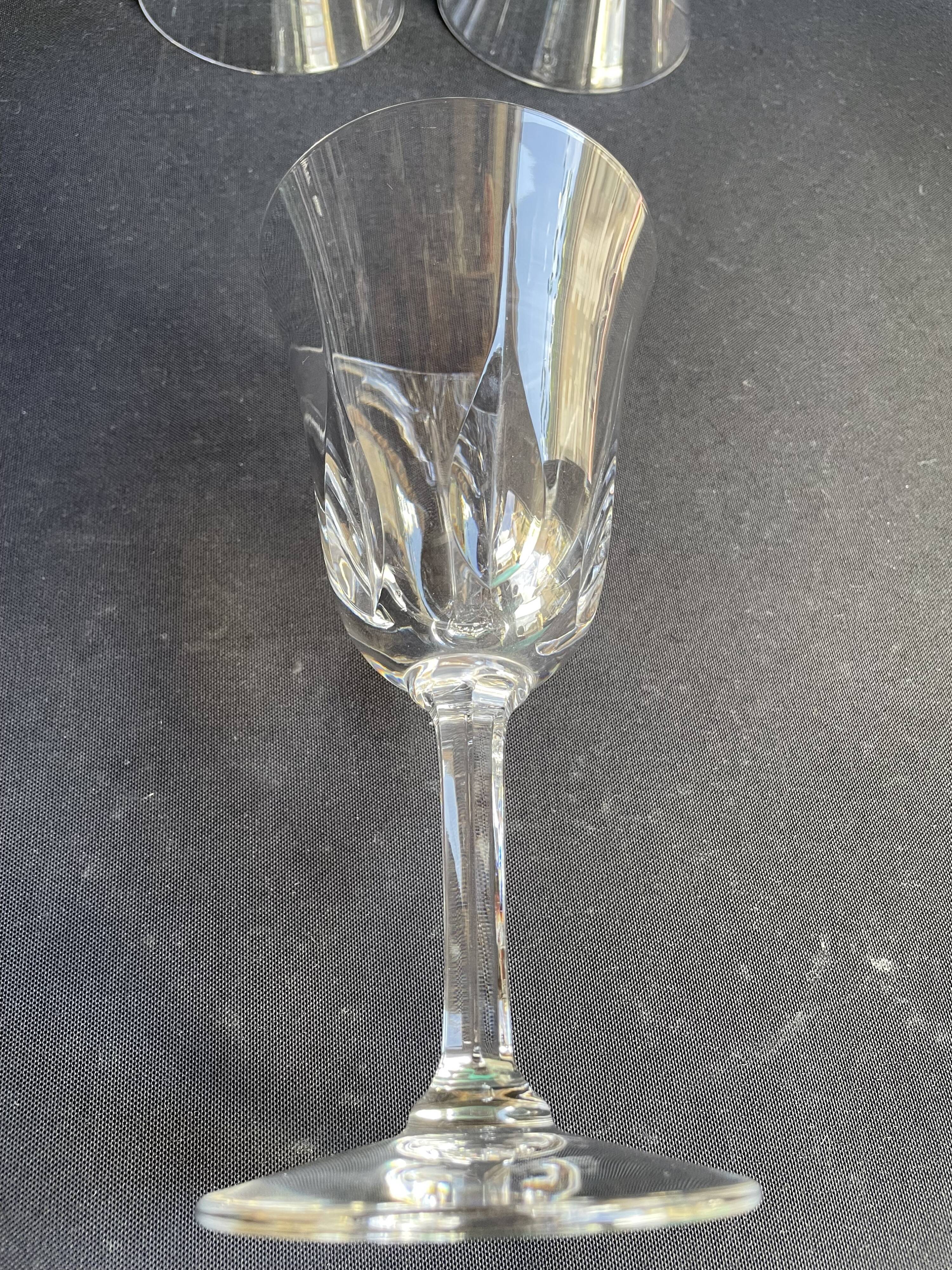 6 Saint Louis water glasses Cerdagne service