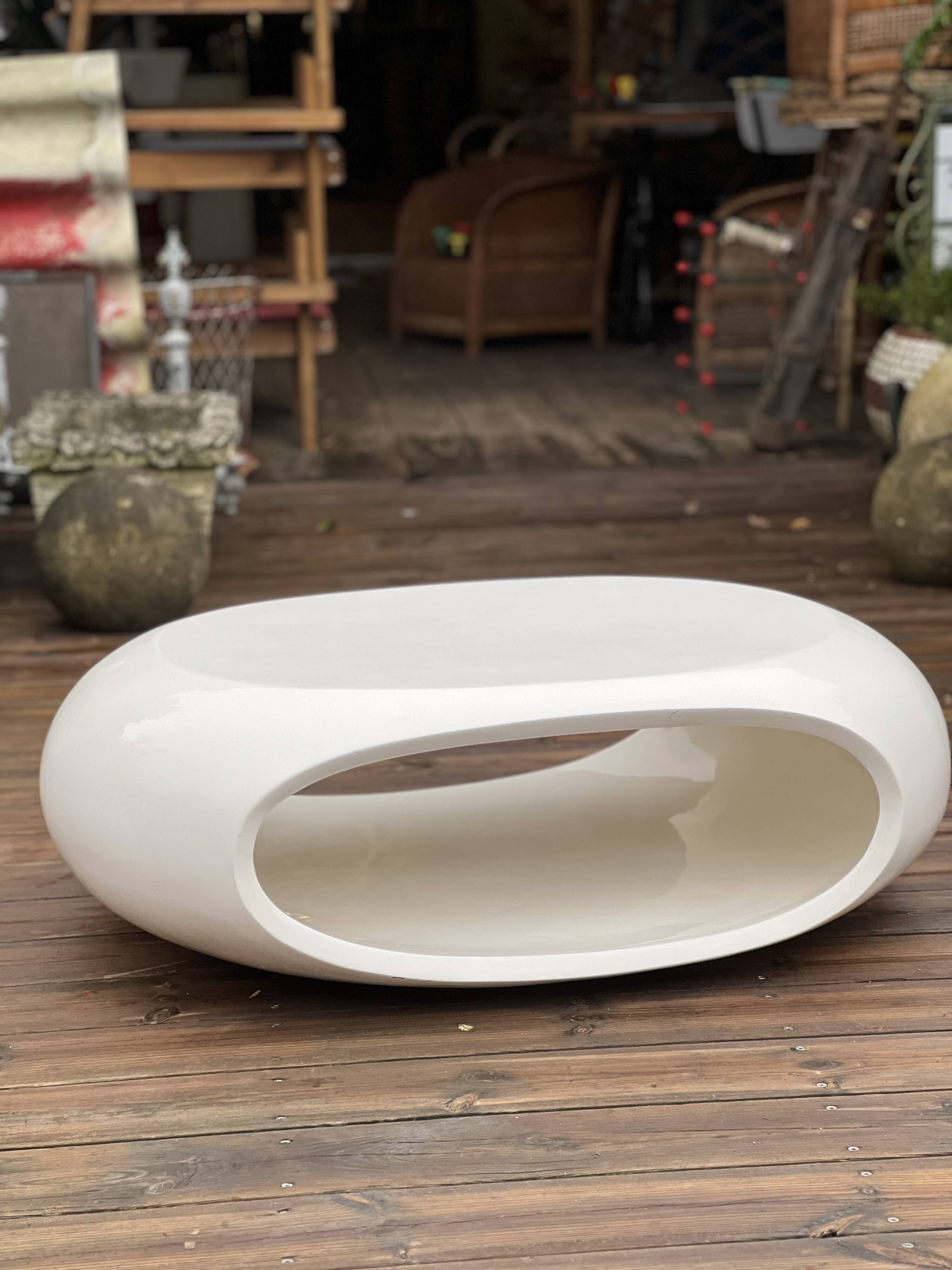 Space age coffee table