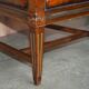 Bureau partenaire antique russe en bois dur restauré et fauteuil en cuir