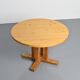 Round dining table, Méribel France, around 1970.