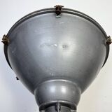 Large Vintage Industrial Aluminium Factory Wall Spotlight, 1970s