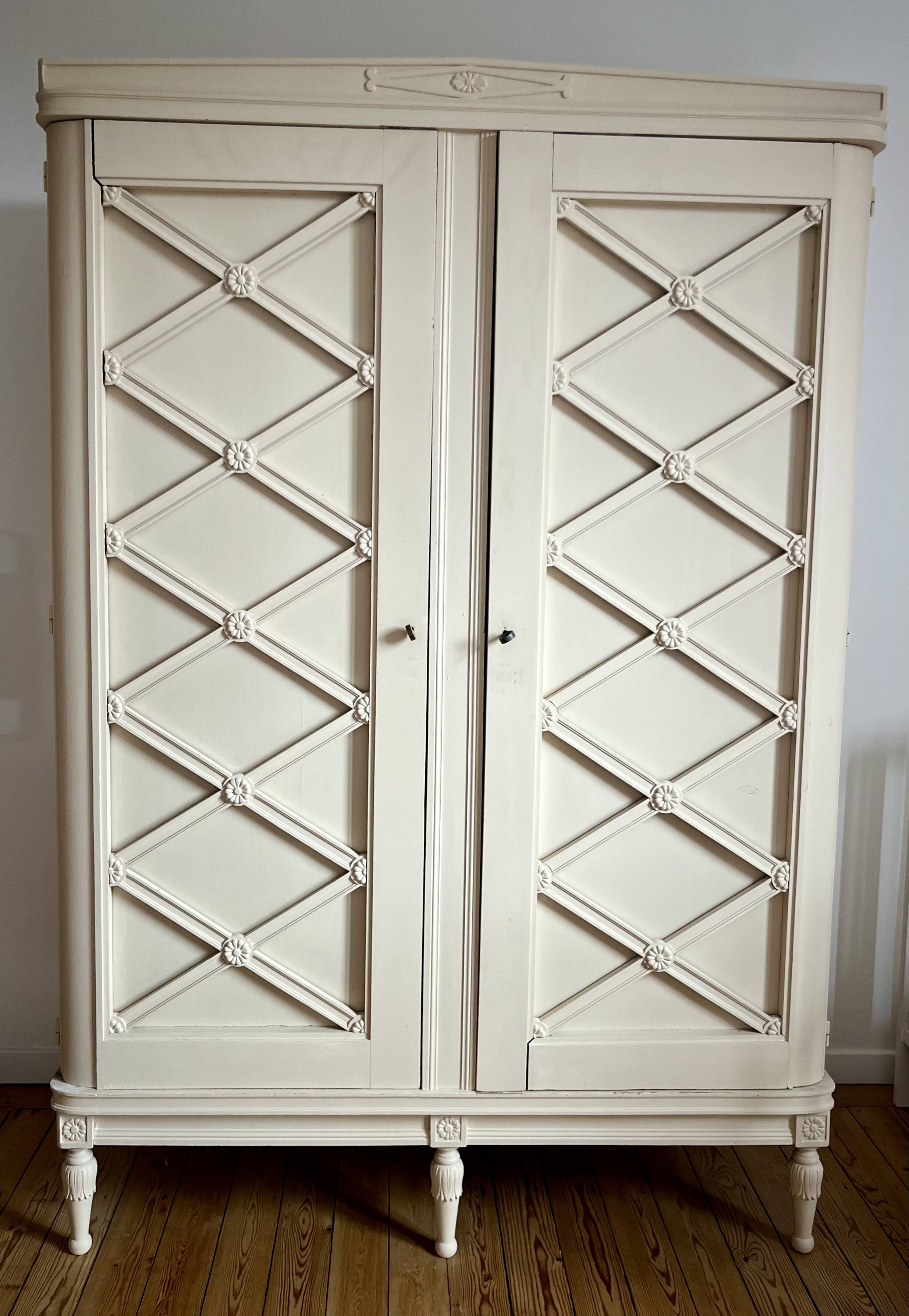 Carved wooden cabinet