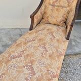 Chaise longue decorated with butterflies in Louis XVI style from the Napoleon III period