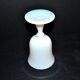 Antique footed glass in white opaline goblet chalice – Meisenthal craftsmanship?