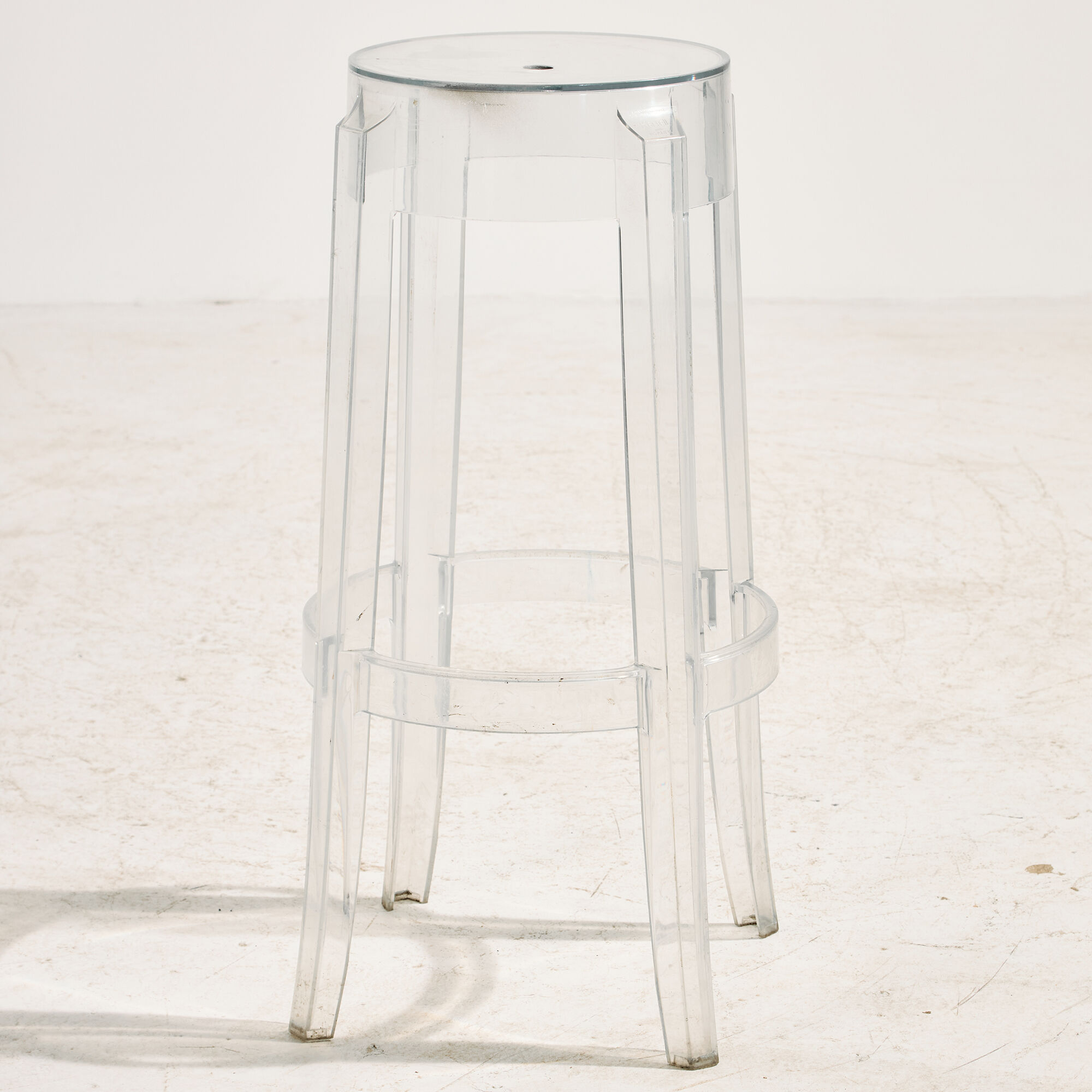 Charles Ghost bar stool by Philippe Starck for Kartell