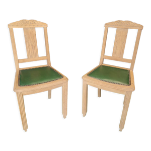 Paire de chaises art