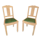 Paire de chaises art déco