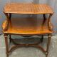 Tea table, marquetry living room table, early 20th century