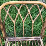 Vintage 60s/70s rattan bamboo armchair