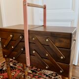 Vintage sewing bakset