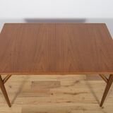 Mid-century extendable teak dining table from everest, 1960s
