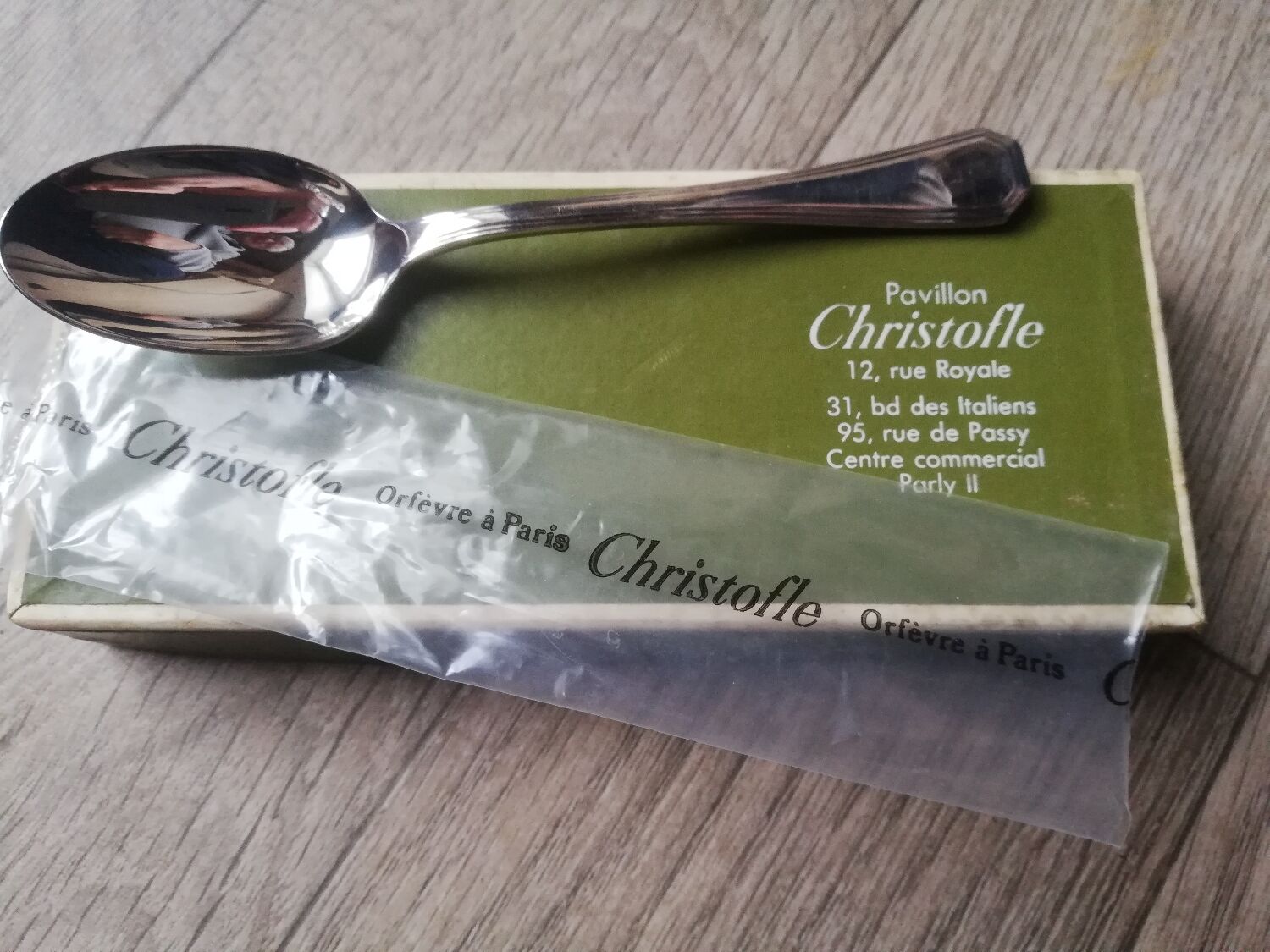 Set of Christofle small spoons