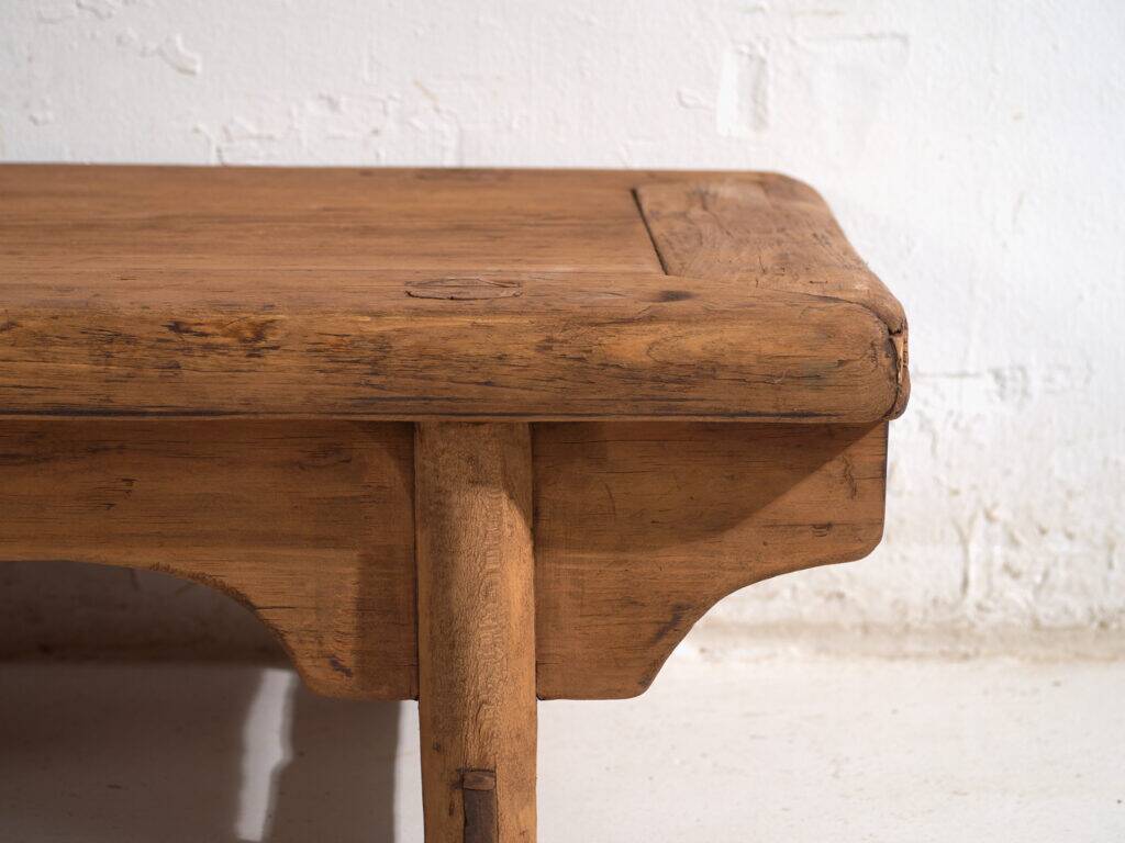 Antique Chinese kang coffee table – Primitive Chinese side table – circa 1900 #11