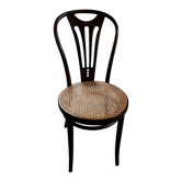 Chaise bistrot en bois courbé et cannage — ZPM Radomsko