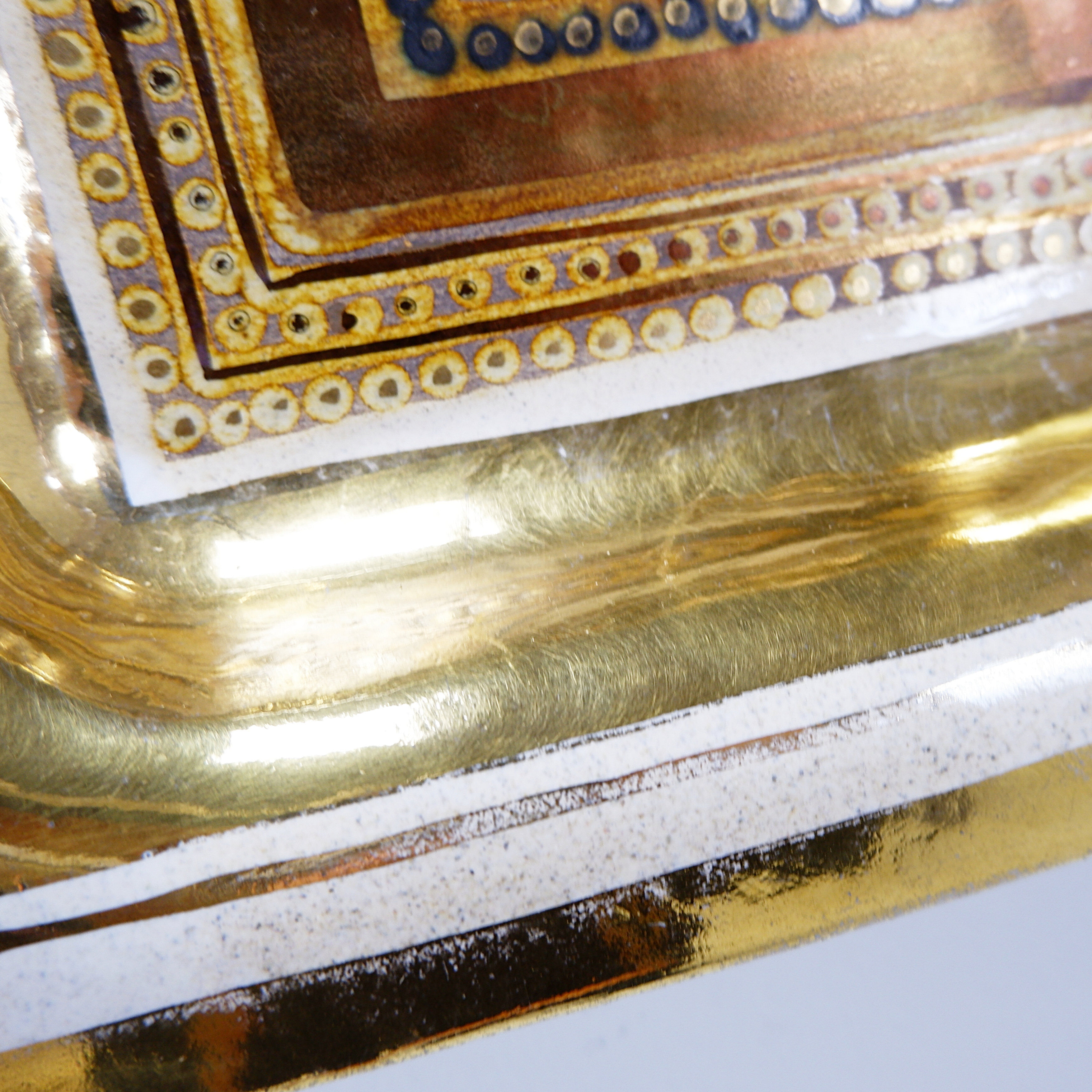 Vintage ceramic wall plate or trinket tray by Georges Pelletier - 1970