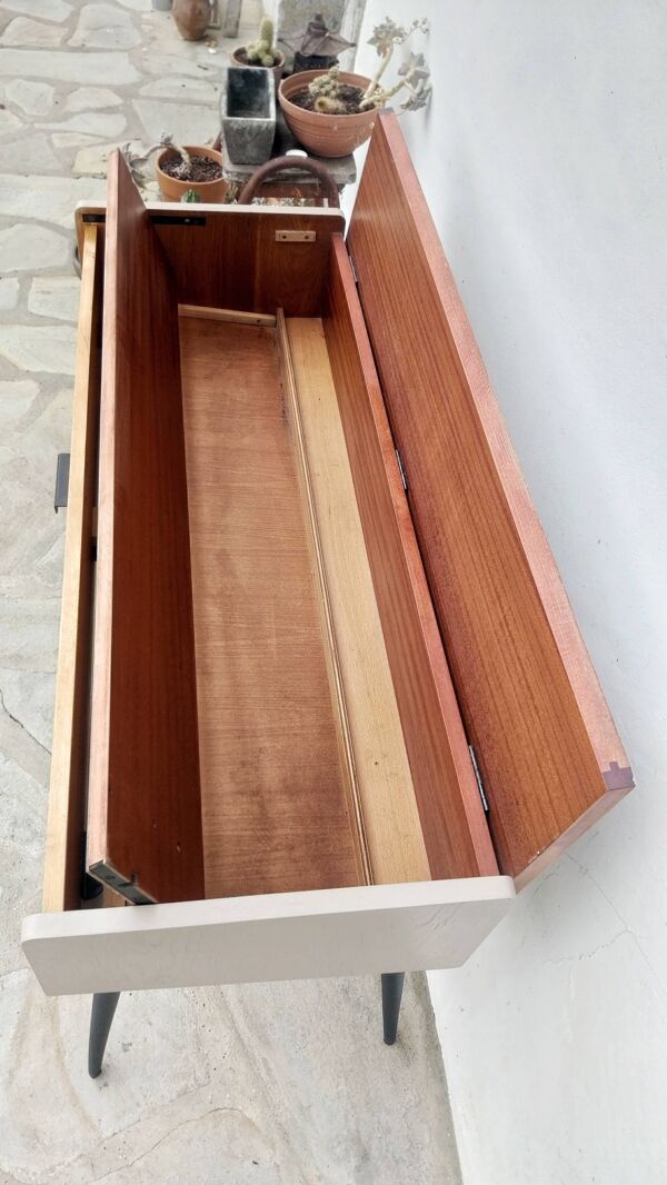 Meuble tricoteuse vintage, console, buffet