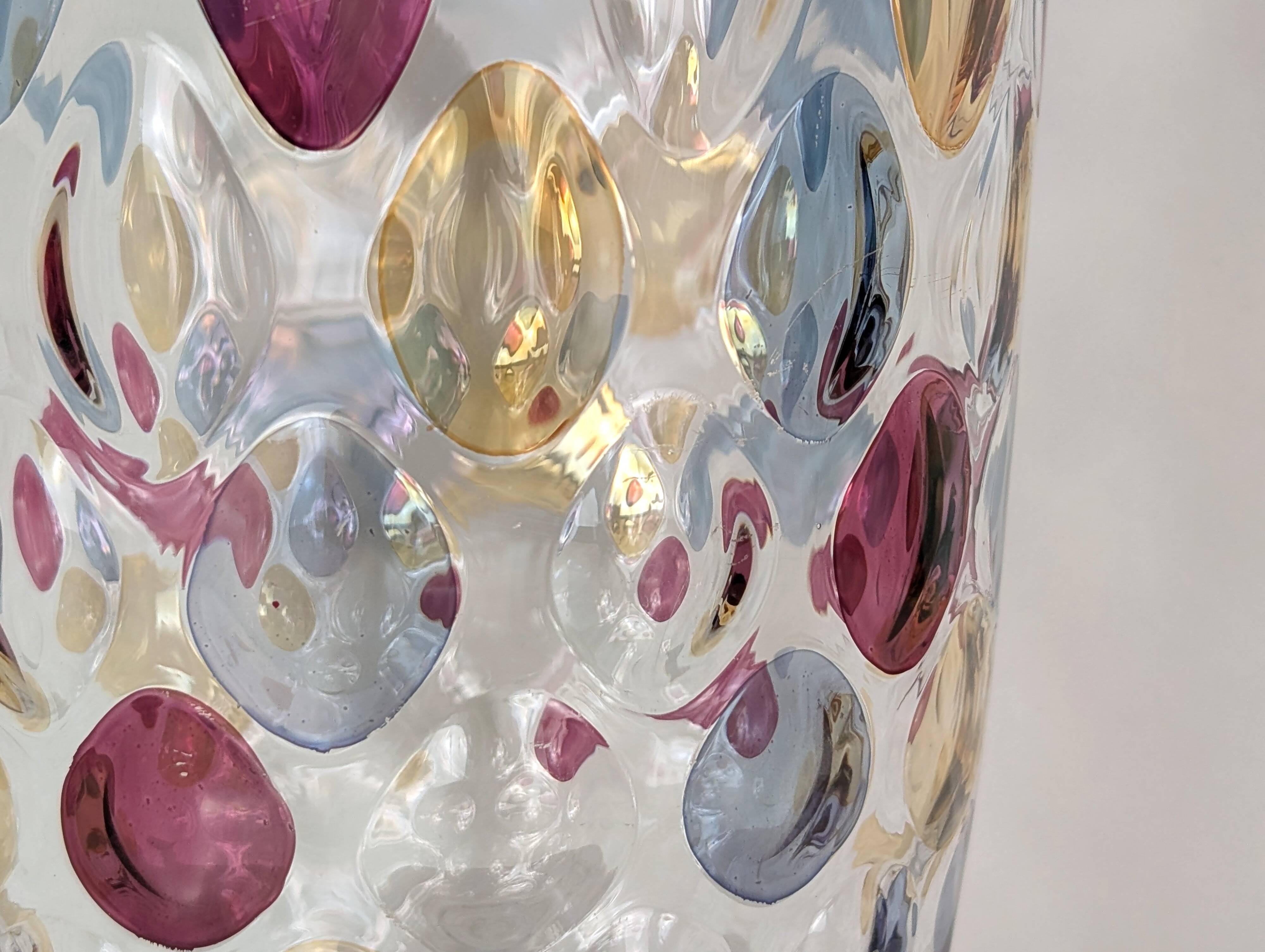 Bohemian crystal vase