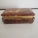 Old brown alabaster box