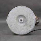 1930s Secession brass and glass dual desk lamp, Czechoslovakia