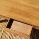 Bamboo coffee table - refurbished - unique piece