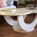 Travertine/marble coffee table
