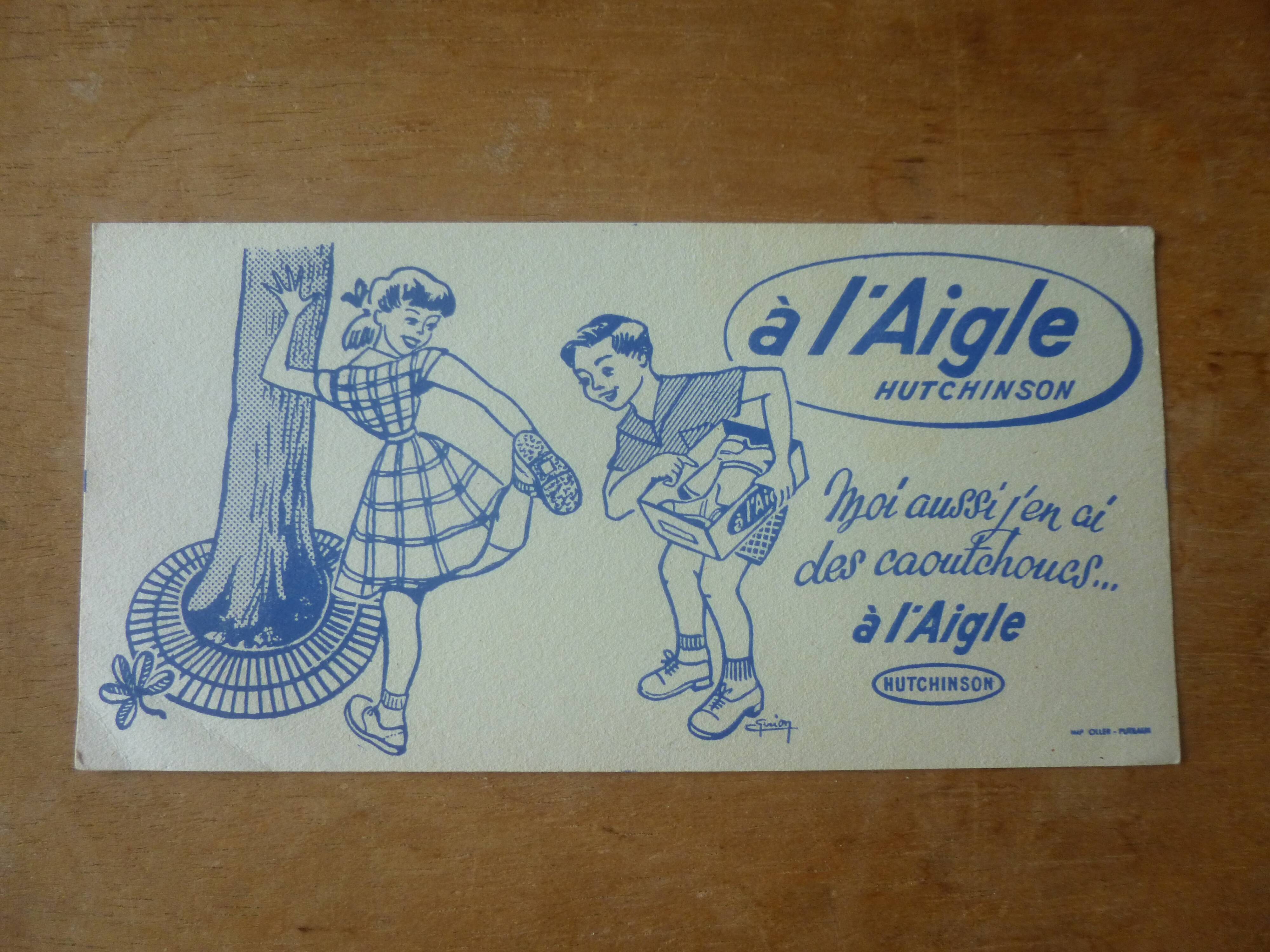 Advertising poster 1950s AIGLE