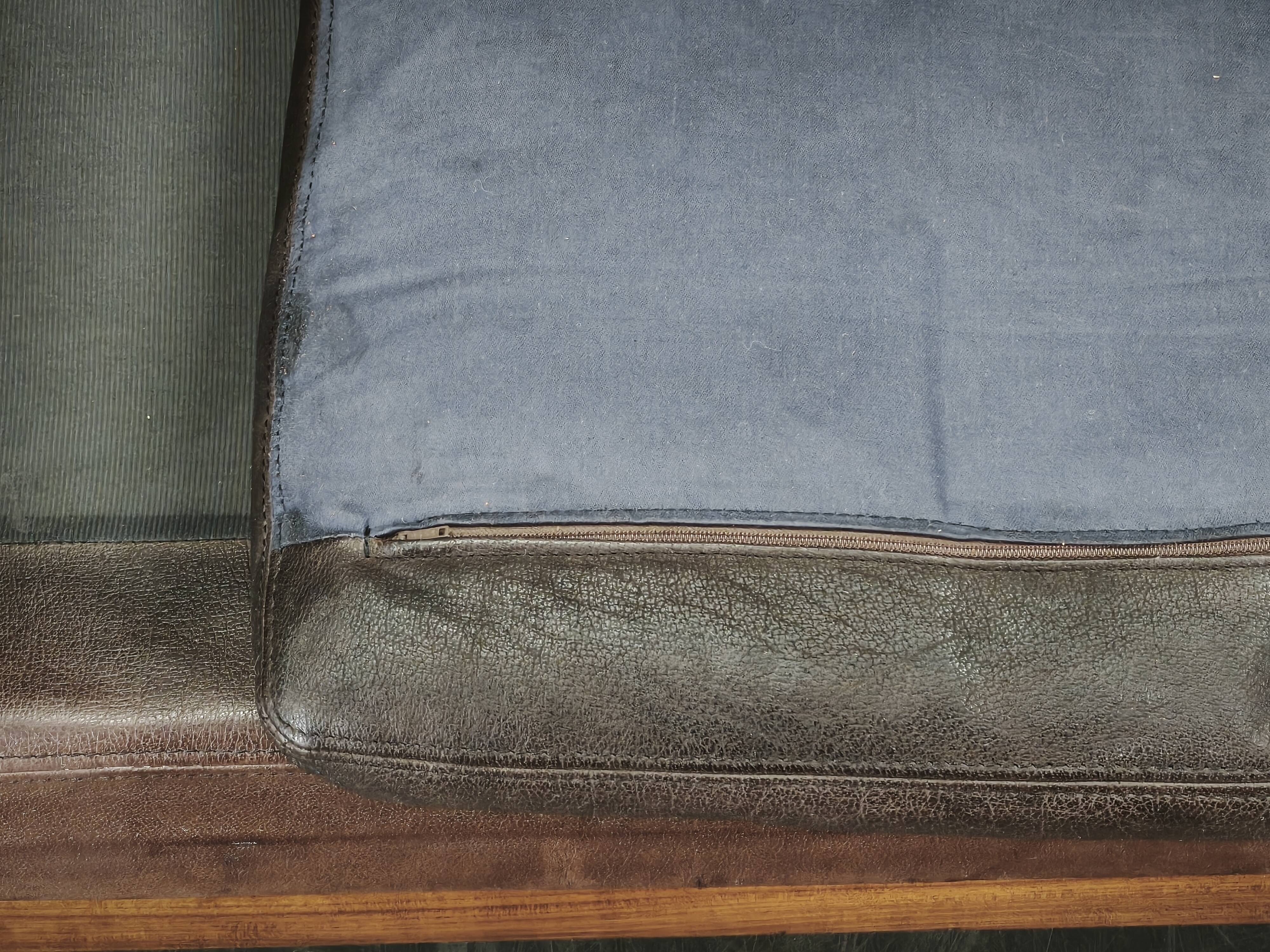 JK 922 Wagon Leather Sofa by Jørgen Kastholm, Denmark, 1960s