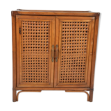Buffet en rotin et cannage