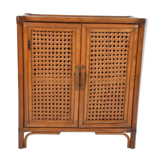 Buffet en rotin et cannage
