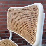 Cesca dining room chair designed by Marcel Breuer