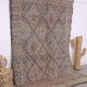 Vintage Moroccan Beni Mguild Rug 194 x 270 cm - Berber Wool Rug Handmade