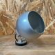 Brushed steel wall lamp from the 1970s - space age style