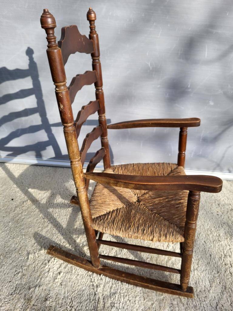 Old rocking nurse chair